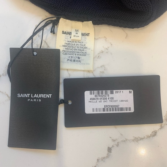 Saint Laurent Kids size M tuque new with tags - Picture 2 of 2